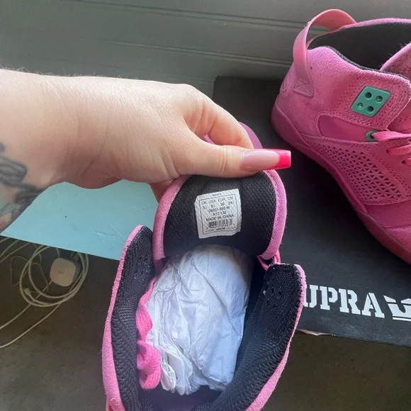 Supra Skytop III Rose Mint Sneakers - Picture 11 of 11